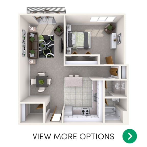 Floor Plans of Waters Edge Apartments in East Lansing, MI